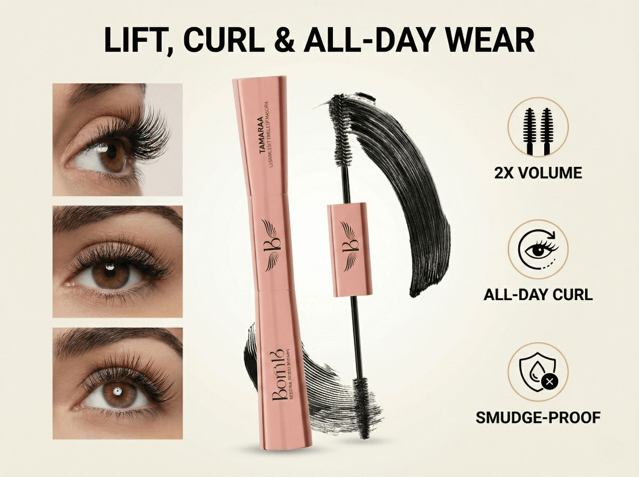 Best Volumizing Mascara in India for Lift & Curl | Born 16