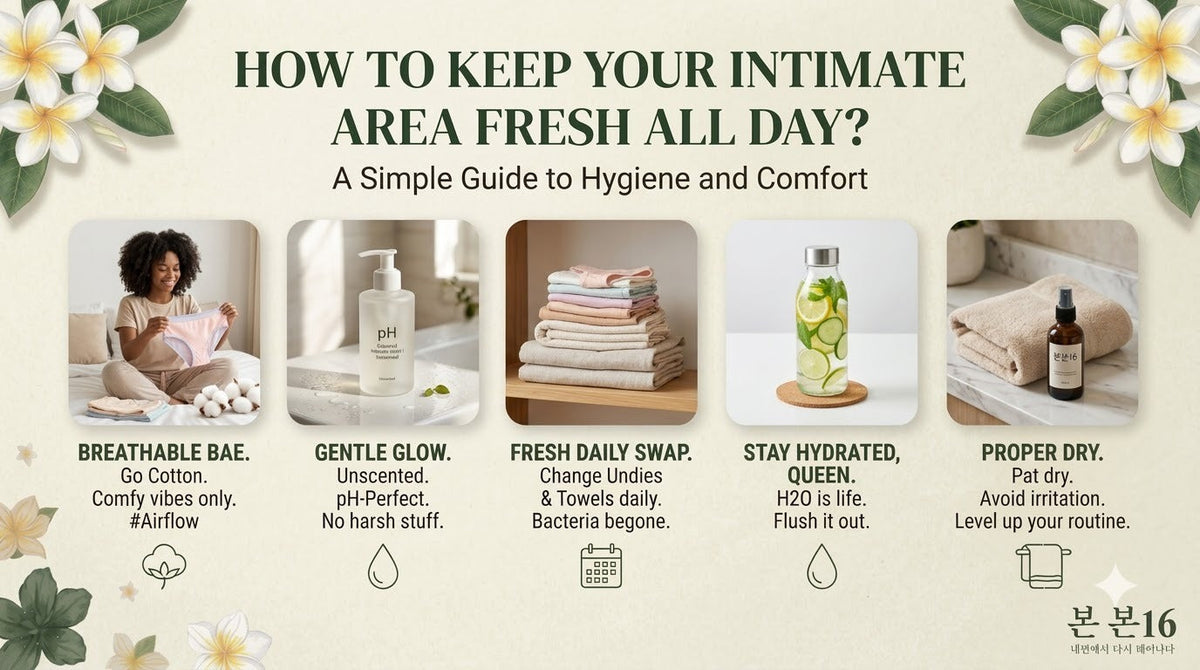 How to Keep Your Intimate Area Fresh All Day?