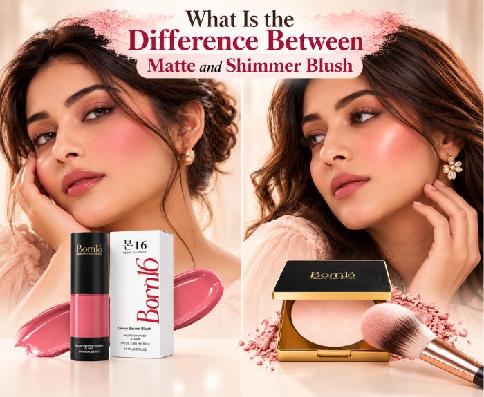 What Is the Difference Between Matte and Shimmer Blush?