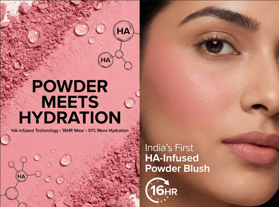 The Future of Blush: HA-Infused Powder Blush for Long Wear &amp; Hydration