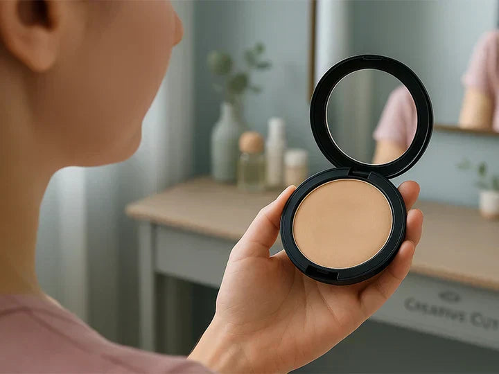 Compact Powder for Oily Skin with Long-Lasting Matte Finish