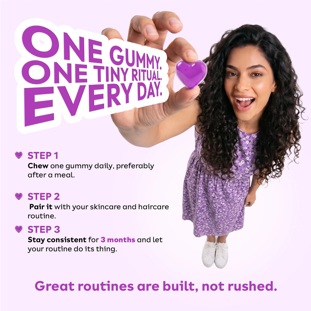 Biotin & Collagen Gummies for Hair, Skin & Nails