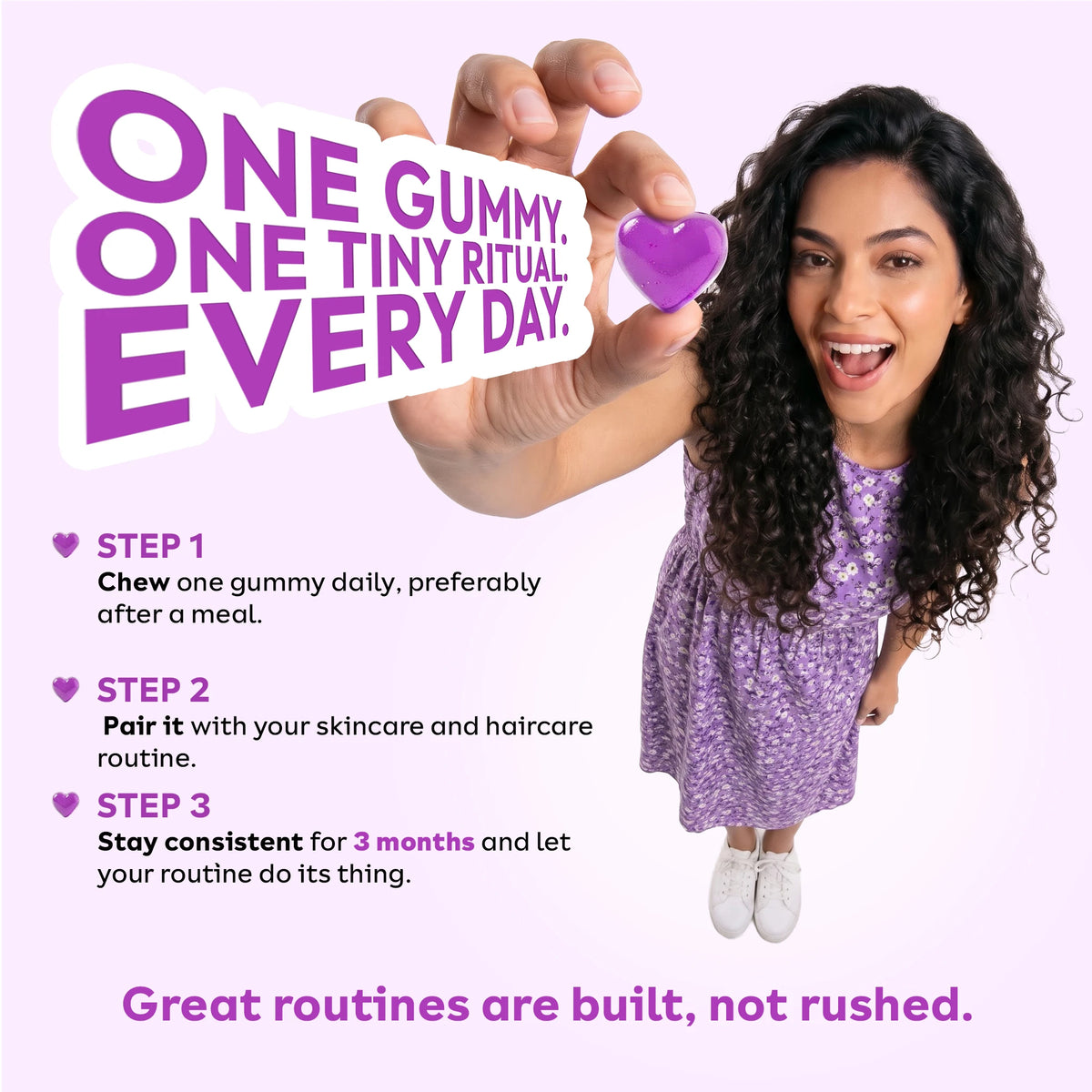 Biotin & Collagen Gummies for Hair, Skin & Nails
