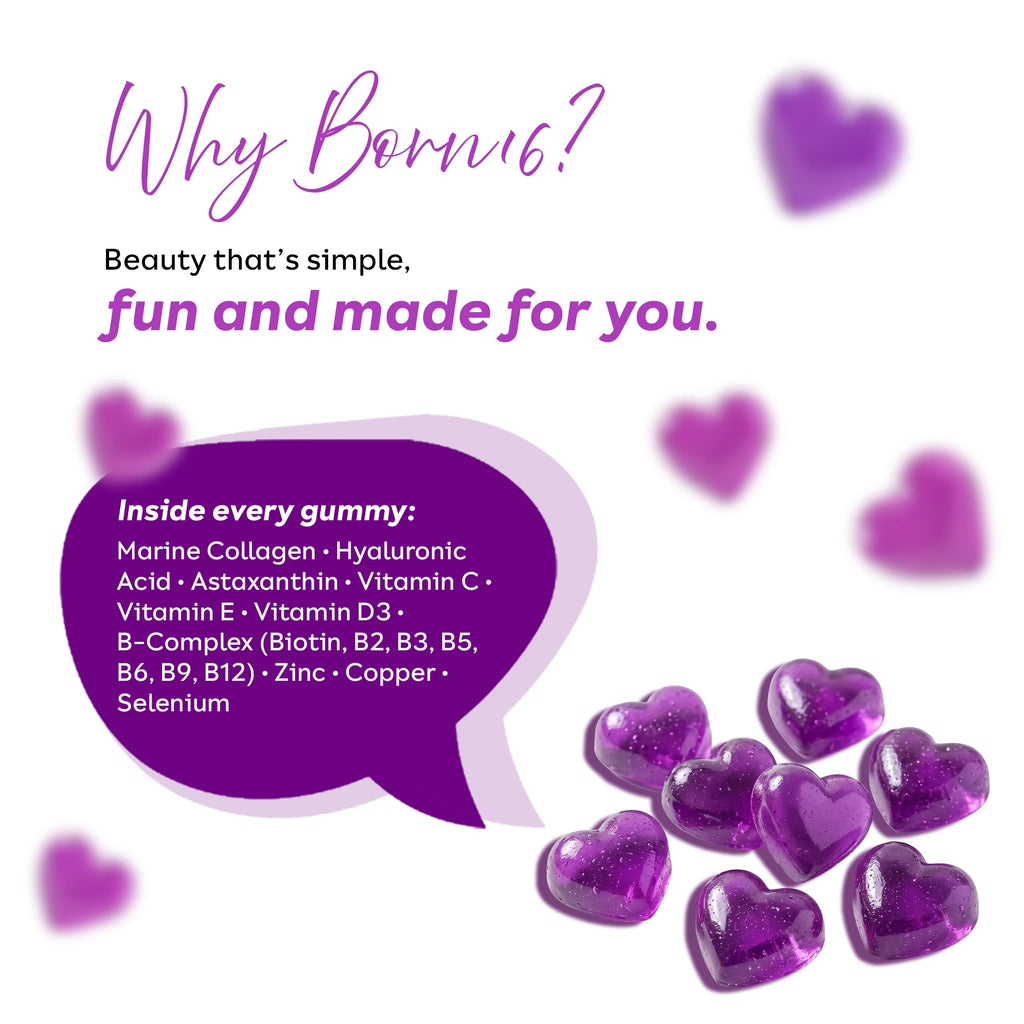 Biotin & Collagen Gummies for Hair, Skin & Nails
