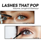 Waterproof mascara wand for defined eyes and long wear