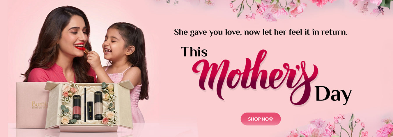 Born16 Mother's Day makeup gift collection banner