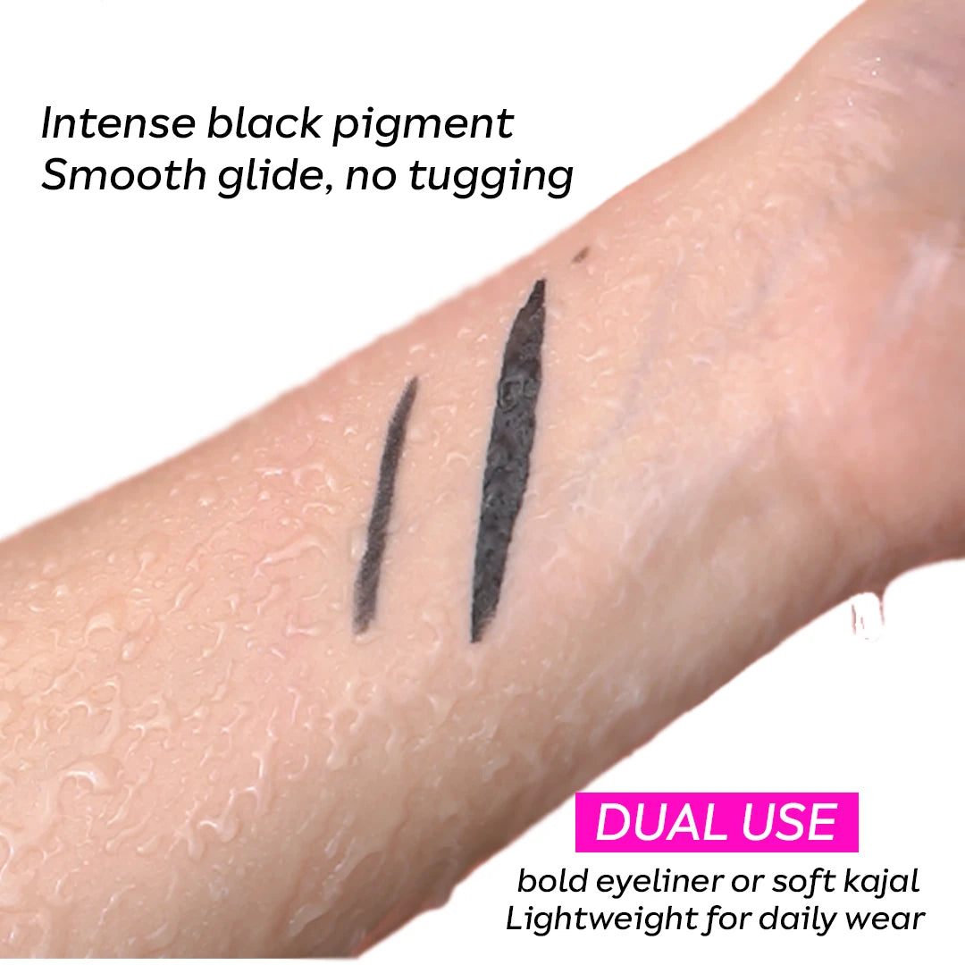 Waterproof Dual Eyeliner | Stroke of Midnight Kajal & Liner Combo