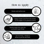 Born16 Nail Couture Stardust silver chrome holographic nail polish