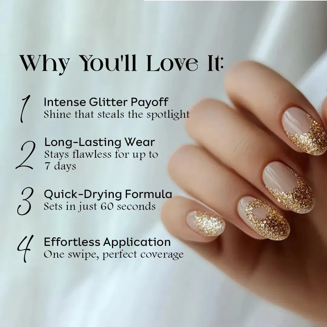 Champagne Gold Holographic