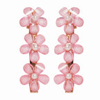 Crownlet: CZ Delicate Floral Stud Combo's