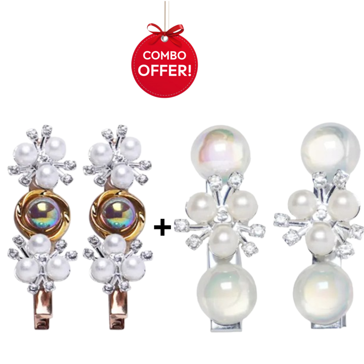 Crownlet: Multi-color + Galaxy Pearl Stud Combo's