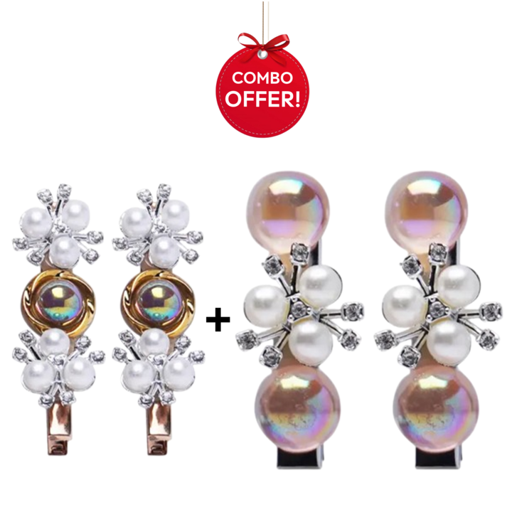 Crownlet: Multi-color + Galaxy Pearl Stud Combo's