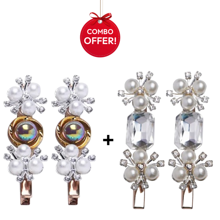 Crownlet: Multi-color + Galaxy Pearl Stud Combo's