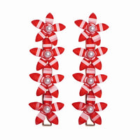 Crownlet Floral CZ Multicolor Clip