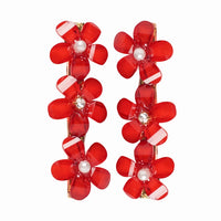 Crownlet: CZ Delicate Floral Stud