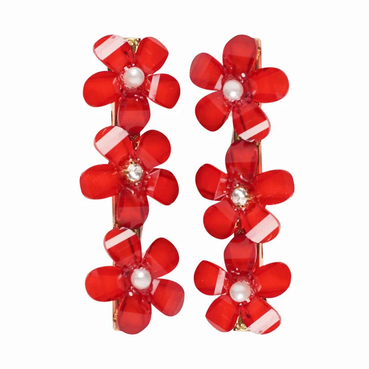 Crownlet: CZ Delicate Floral Stud Combo's