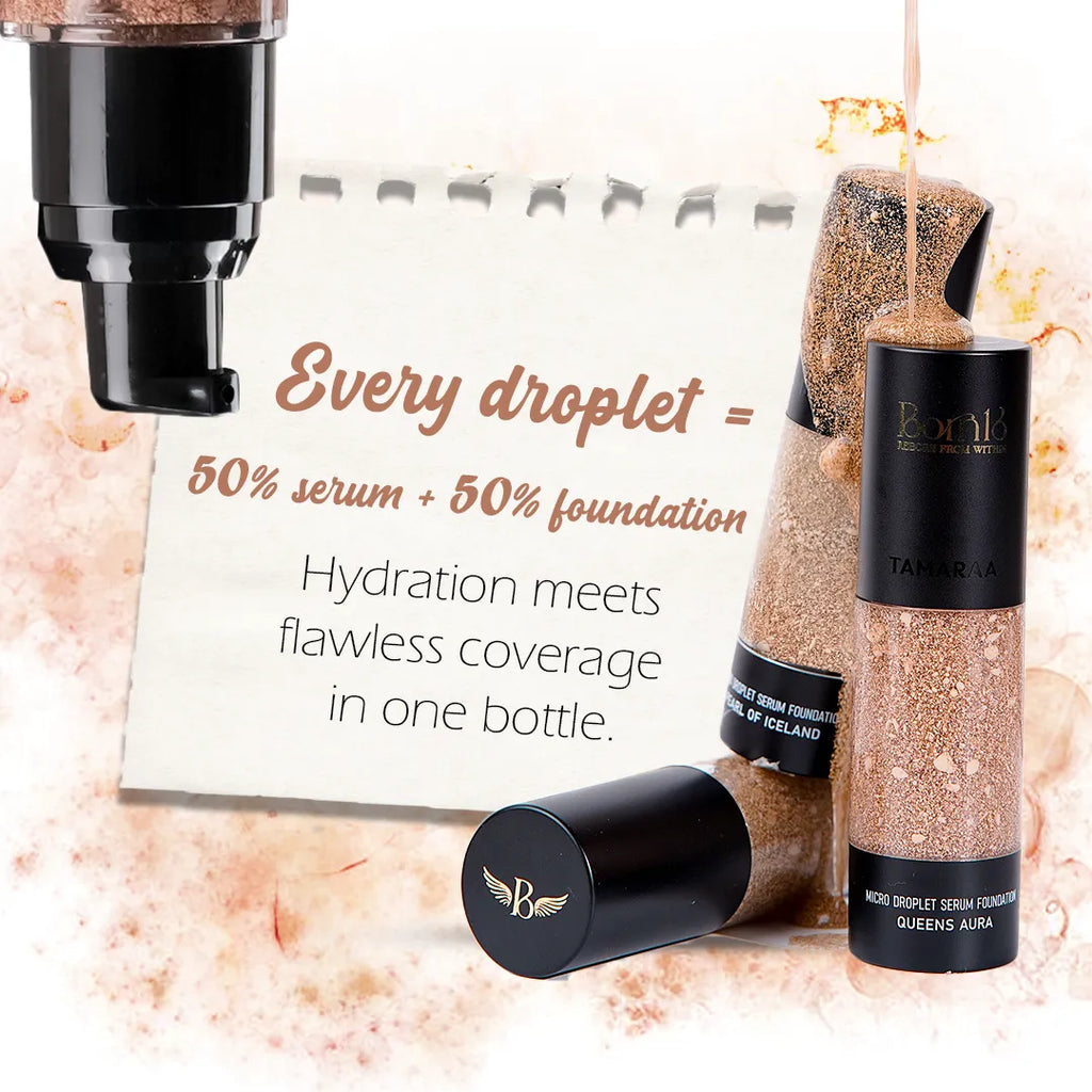 Lightweight foundation for oily skin with soft-matte finish