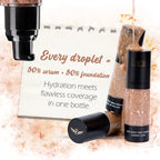 Lightweight foundation for oily skin with soft-matte finish