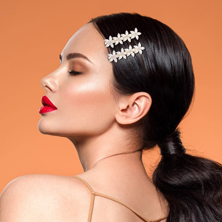 Crownlet Floral CZ Multicolor (Clip Combo's)