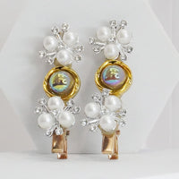 Crownlet: Galaxy Pearl Stud Clip