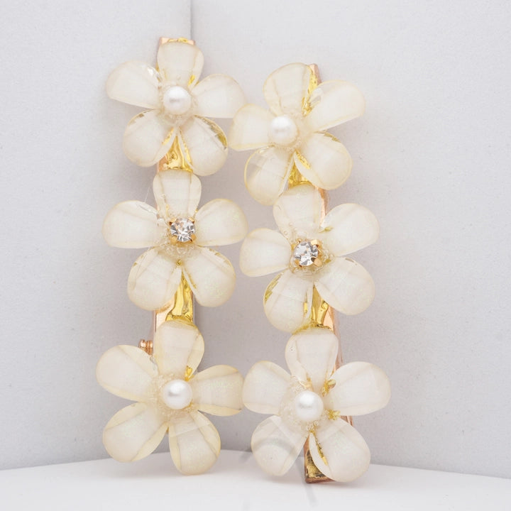 Crownlet: CZ Delicate Floral Stud Combo's