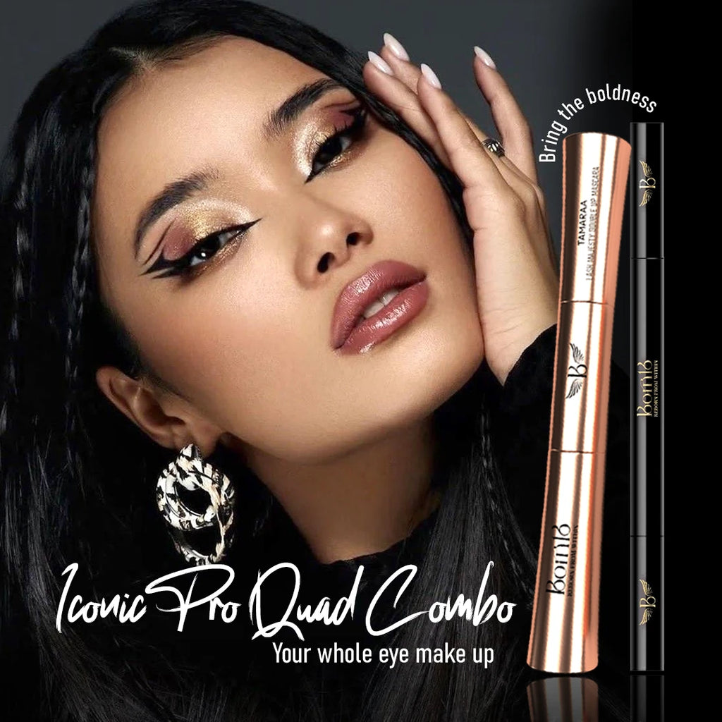 Lash Majesty Double Up Mascara + Kohl Dual Eyeliner (4 in 1 combo)