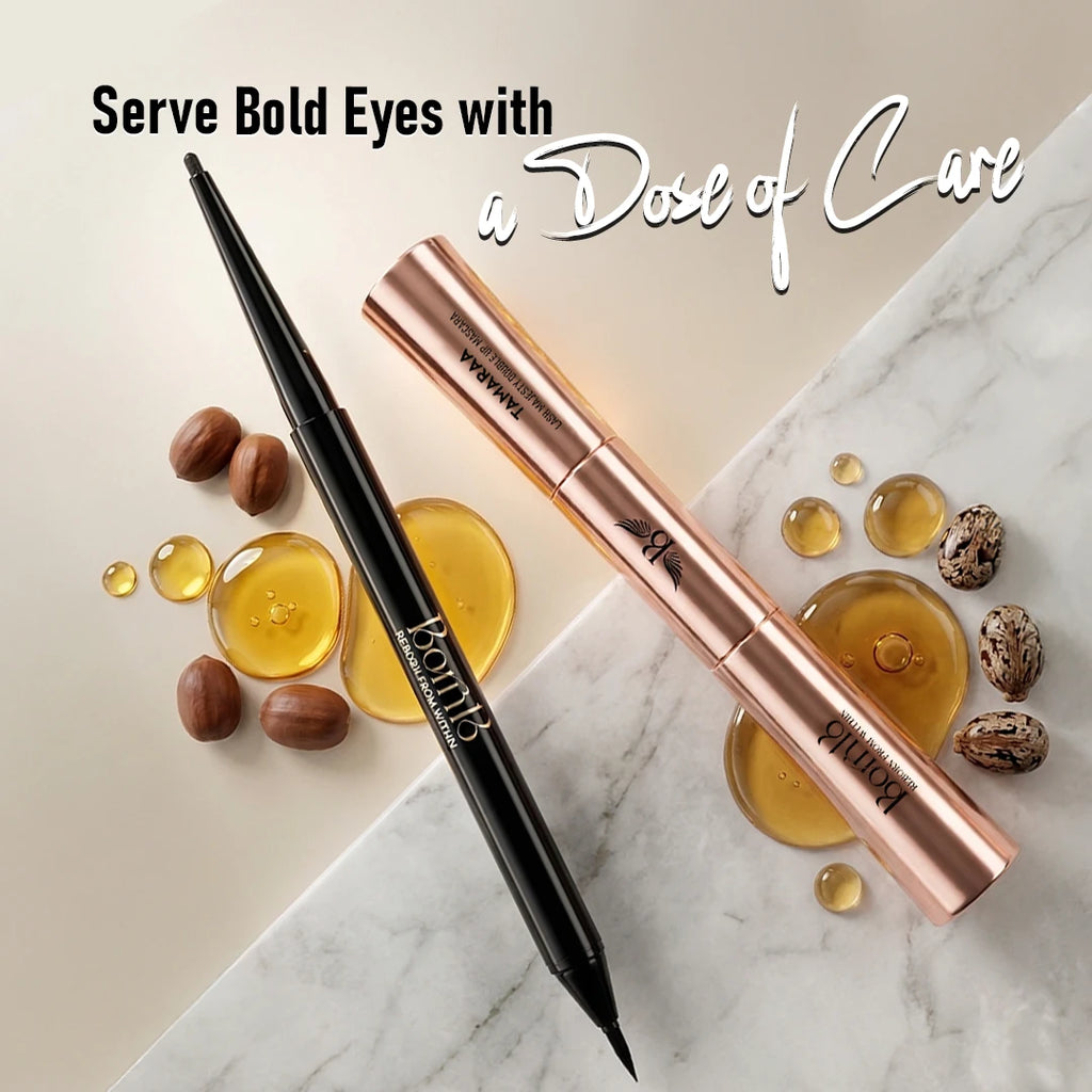 Lash Majesty Double Up Mascara + Kohl Dual Eyeliner (4 in 1 combo)