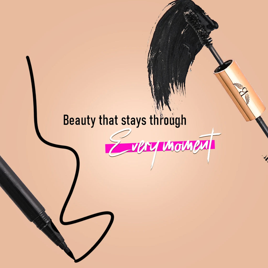 Lash Majesty Double Up Mascara + Kohl Dual Eyeliner (4 in 1 combo)