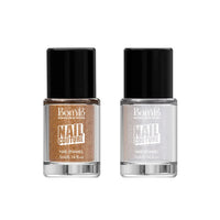 Nail Couture: Stardust Silver & Champagne Gold Combo!
