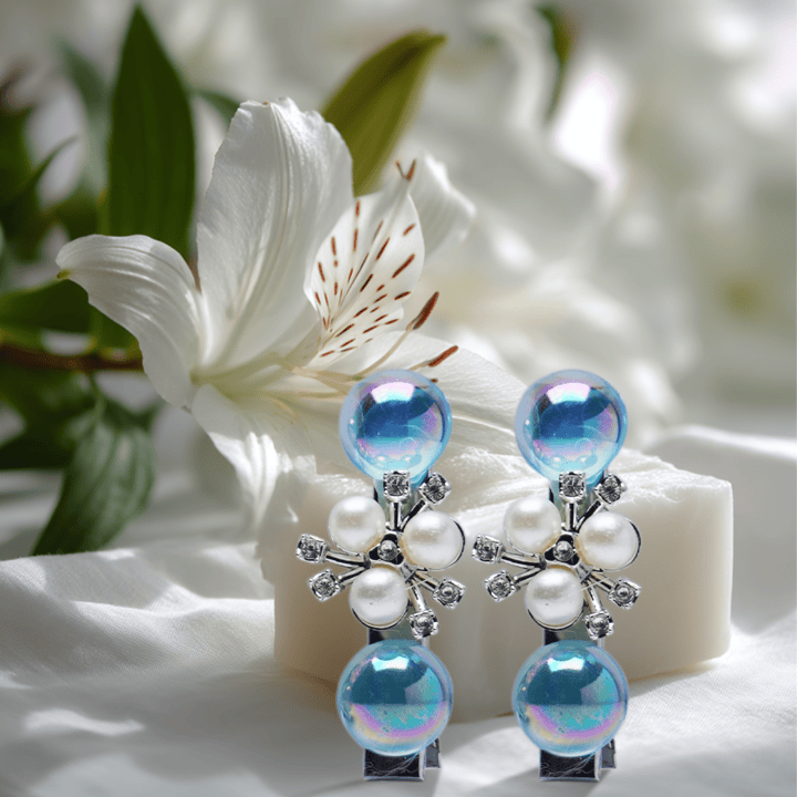 Crownlet: Multi-color + Galaxy Pearl Stud Combo's