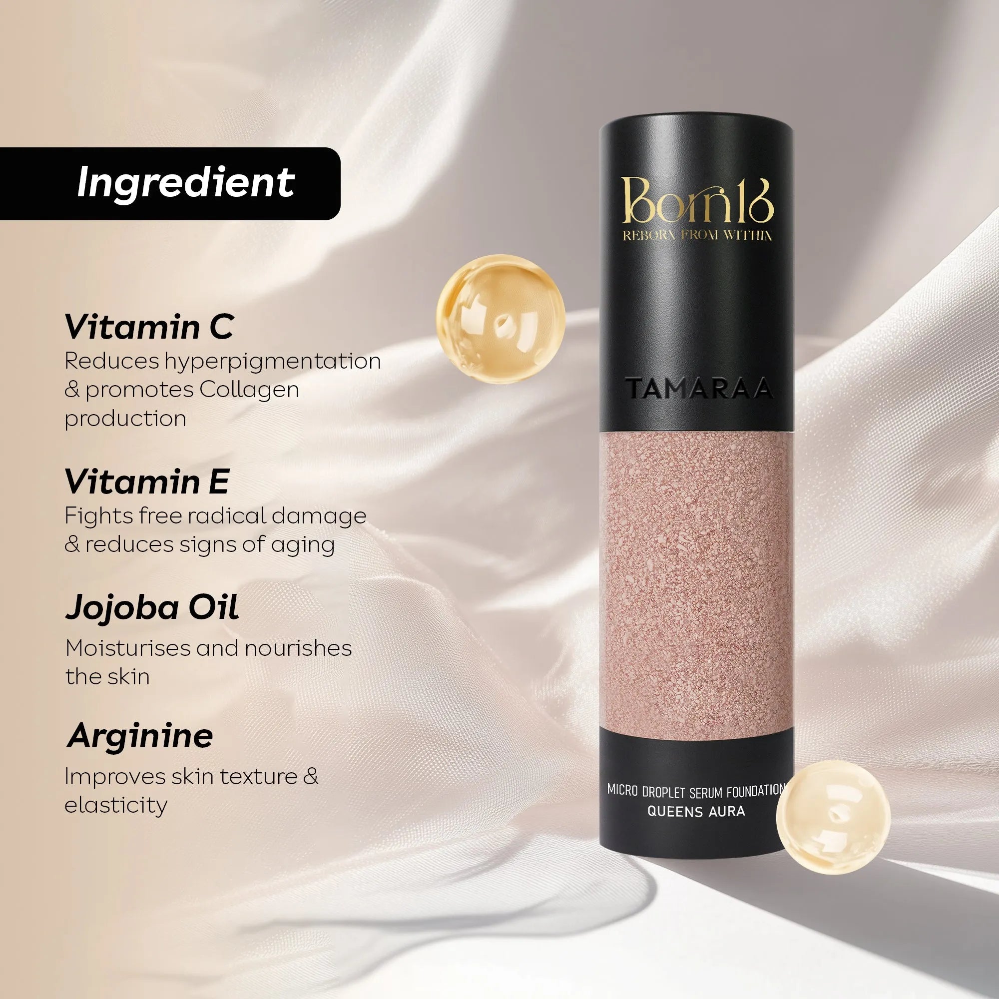 Lightweight foundation for oily skin with soft-matte finish