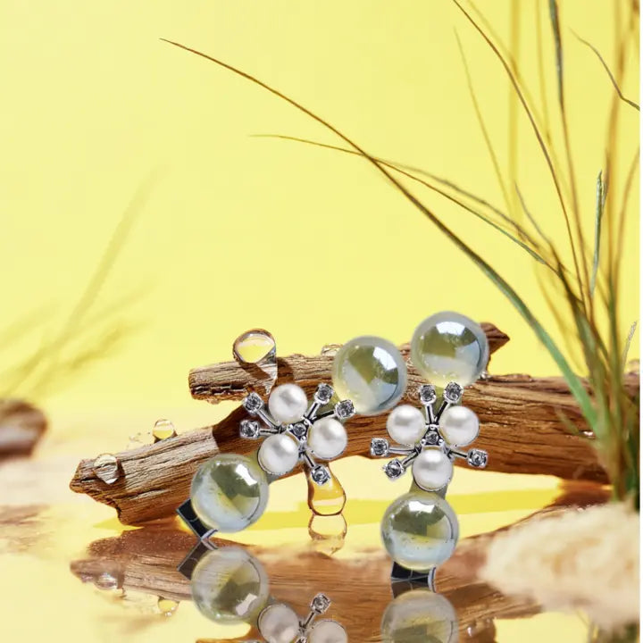 Crownlet: Multi-color + Galaxy Pearl Stud Combo's