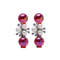 Crownlet: Multi-color Pearl Stud