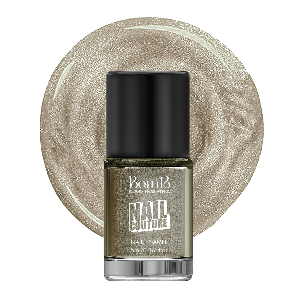 Nail Couture: Stardust Silver & Champagne Gold Combo!