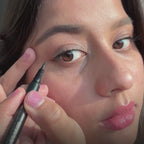 Waterproof eyeliner pencil with smooth gel finish